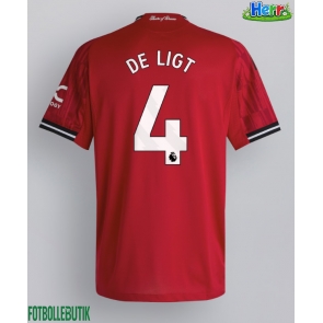 Manchester United Matthijs de Ligt #4 Hemmatröja 2025-26 Kortärmad